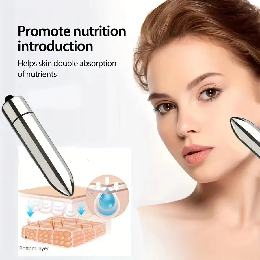 Mini masseur vibrant, traitement du Massage du visage et des yeux, favorise l'absorption de la Lotion, Portable pour la maison et les voyages, outil de beauté, 1 pièce