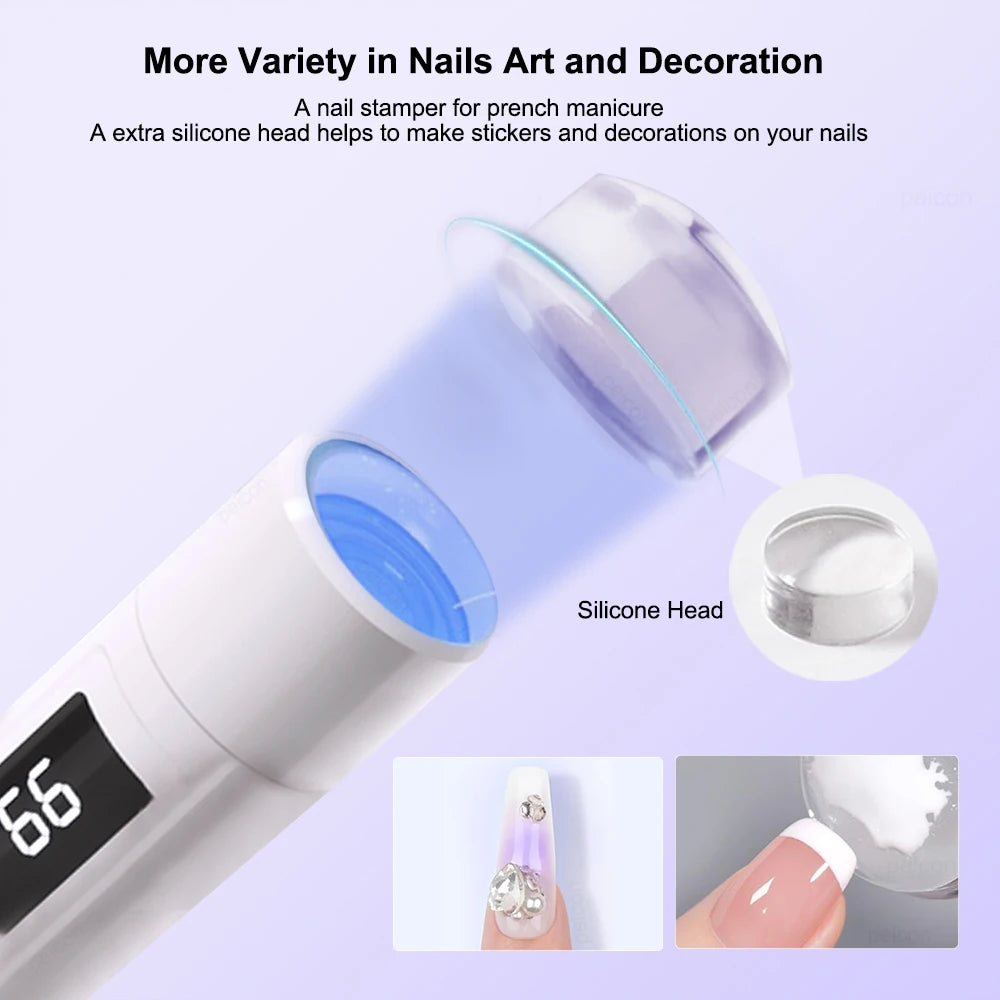 UV LED lampe à ongles Portable lampe de séchage des ongles support lampe Nail Art Mini lumière UV pour ongles lampe à LED pour sèche-ongles professionnel