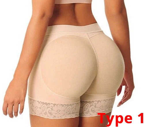 Femmes bout à bout culotte faux fesse corps Shaper sous-vêtements rembourrés dame ascenseur fesses taille haute ventre contrôle hanche culotte