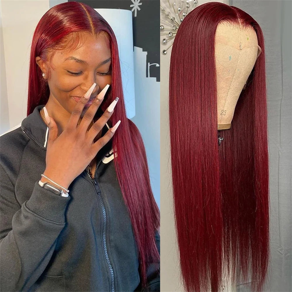 Perruque Lace Front Wig synthétique lisse à reflets blond platine, perruque Lace Frontal Wig 13x4 pouces pour femmes, perruque de couleur Blonde pré-épilée