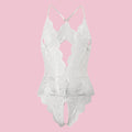 Porno soutien-gorge ouvert sexe body femmes sans entrejambe Sexy érotique Lingerie nuisette robe chaude dentelle femme sous-vêtements ensemble Costume S-3XL