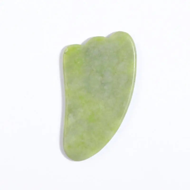 Ensemble de rouleaux de jade naturel et Gua Sha, massager facial artisanal en jade véritable pour le soin du visage, du cou et des yeux, 1/2 pièces