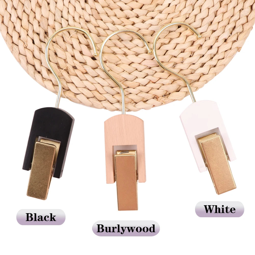 Porte-perruque pour plusieurs perruques, support d'extensions de cheveux, cintre en bois pour trame de cheveux vierges et Extension de cheveux à Clip