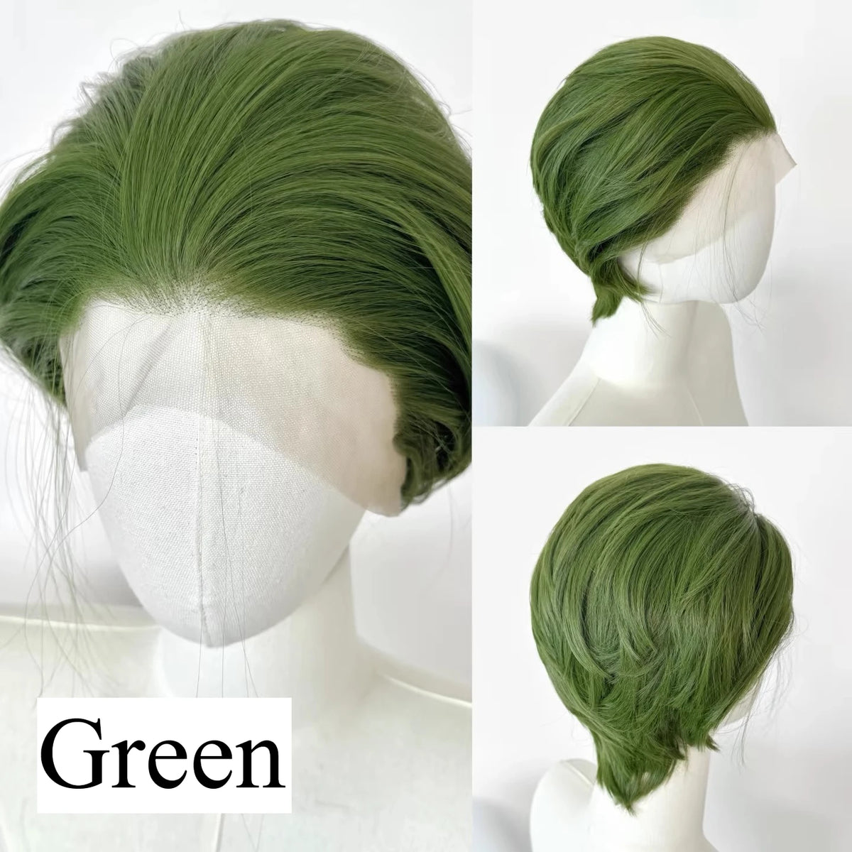 Perruque Lace Front Wig synthétique courte Blonde pour hommes, 13x4, cheveux de haute qualité, plusieurs couleurs disponibles