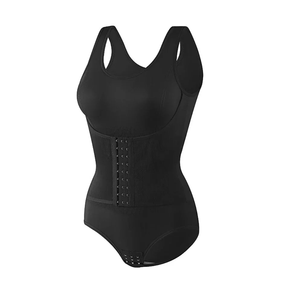 Nouveau Body Sculptant Amincissant pour Femme avec Fermeture Éclair et Ceinture, Effet Ventre Plat, Fajas, Gaine Amincissante, Corset Minceur, Hauts Corset