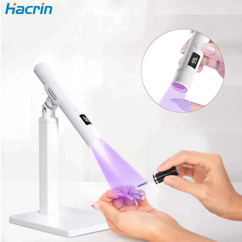 UV LED lampe à ongles Portable lampe de séchage des ongles support lampe Nail Art Mini lumière UV pour ongles lampe à LED pour sèche-ongles professionnel