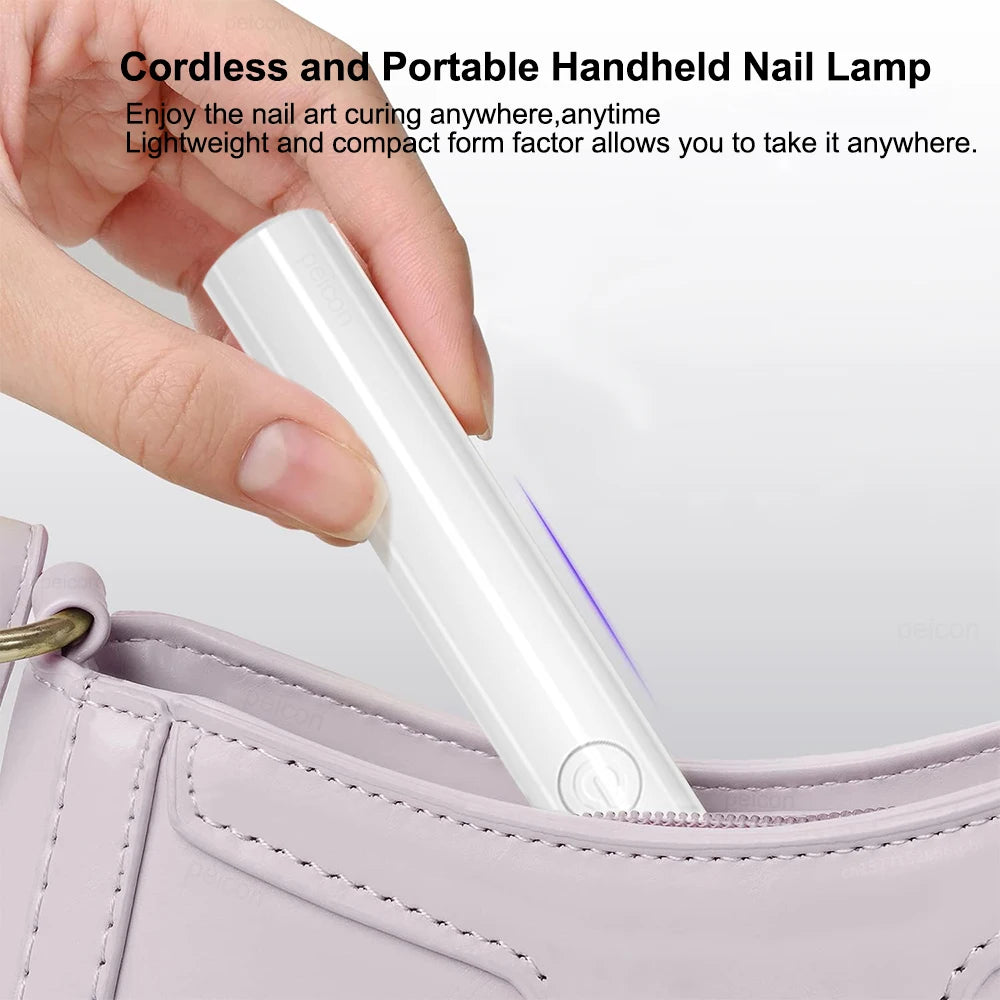 UV LED lampe à ongles Portable lampe de séchage des ongles support lampe Nail Art Mini lumière UV pour ongles lampe à LED pour sèche-ongles professionnel