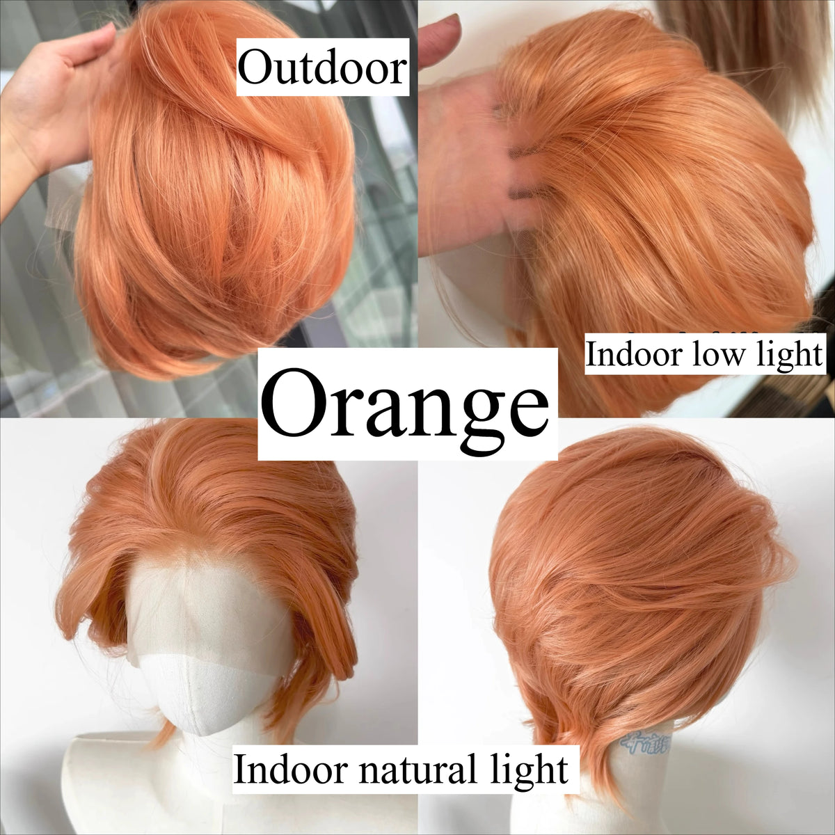Perruque Lace Front Wig synthétique courte Blonde pour hommes, 13x4, cheveux de haute qualité, plusieurs couleurs disponibles