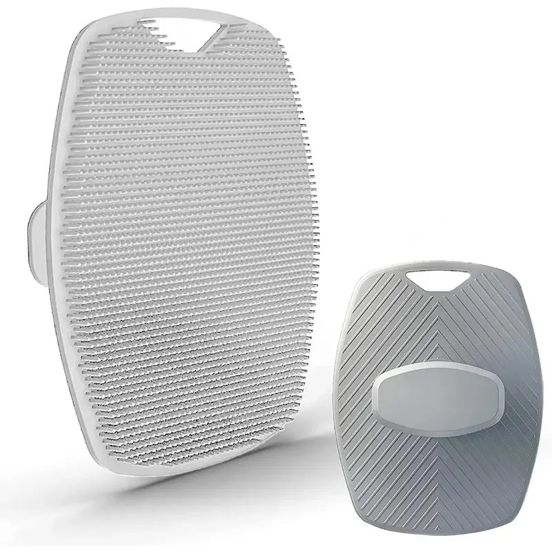 Brosse de nettoyage du corps en Silicone souple, 1 pièce, pour l'exfoliation, pratique, facile à nettoyer, brosse de bain en Silicone