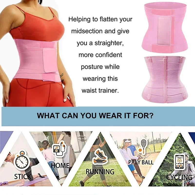 Ceinture de modelage du corps, entraîneur de taille, ventre, gaine, ceintures d'entraînement, sangle de perte de poids, Corset, cintré à la taille, vêtements modelants