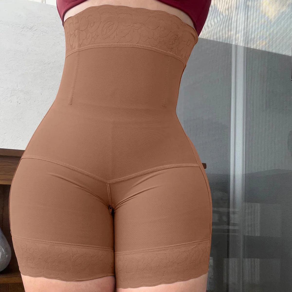 Minceur bout à bout contrôle culotte sous-vêtements Shorts sans couture ventre contrôle corps Shaper Compression Shapewear Fajas Colombianas