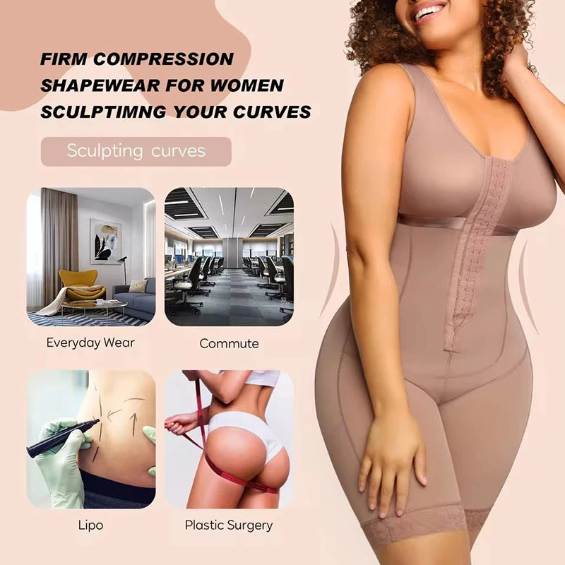 Fajas colombien ceintures Body Shapewear scène 2 post-chirurgie Corset haute Compression minceur taille formateur mince corps Shaper