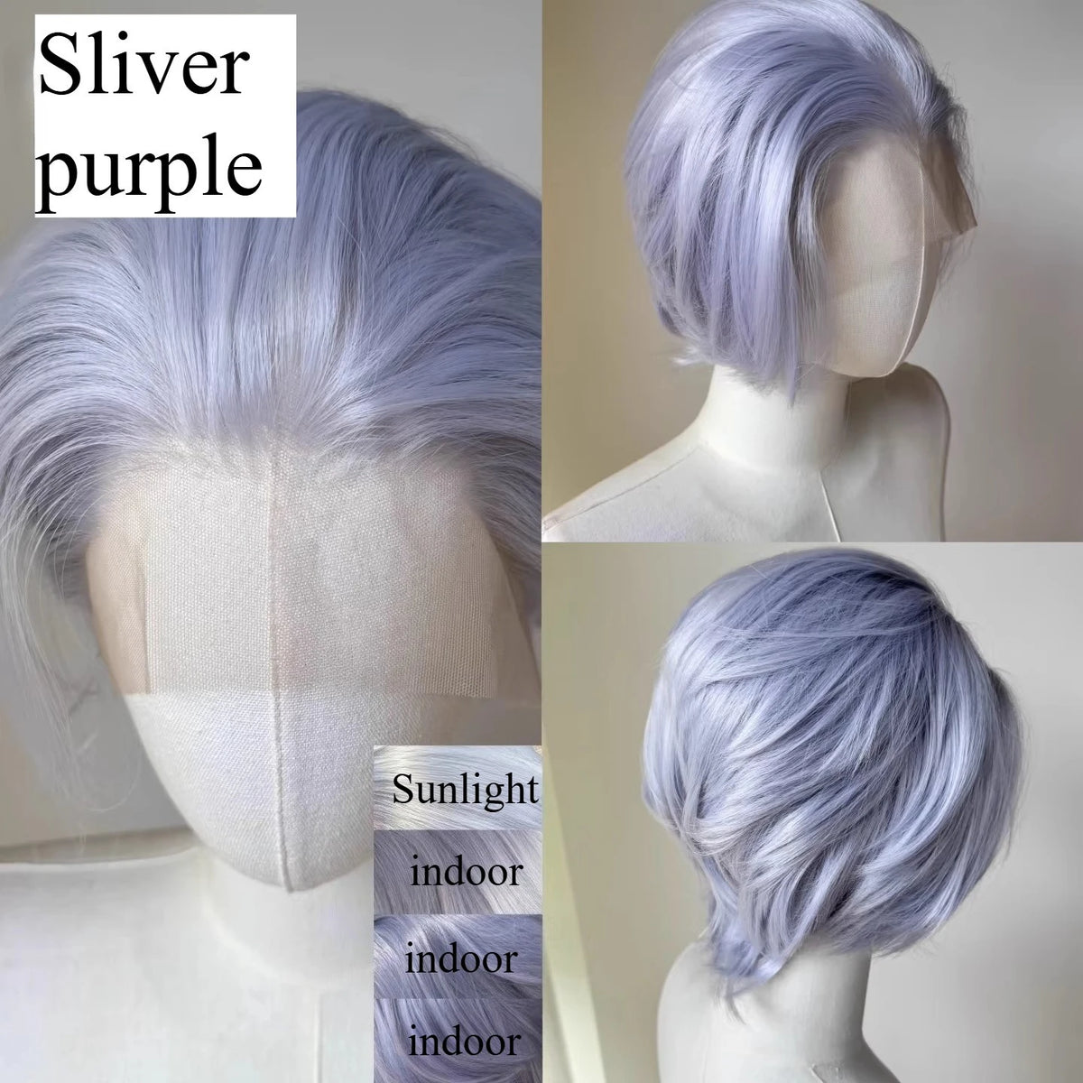 Perruque Lace Front Wig synthétique courte Blonde pour hommes, 13x4, cheveux de haute qualité, plusieurs couleurs disponibles