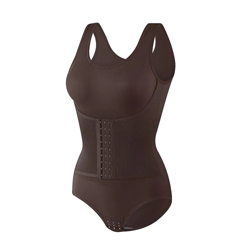 Nouveau Body Sculptant Gainant pour Femme avec Fermeture Éclair, Ceinture Amincissante et Corset Effet Ventre Plat