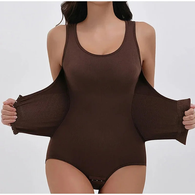 Nouveau Body Sculptant Gainant pour Femme avec Fermeture Éclair, Ceinture Amincissante et Corset Effet Ventre Plat