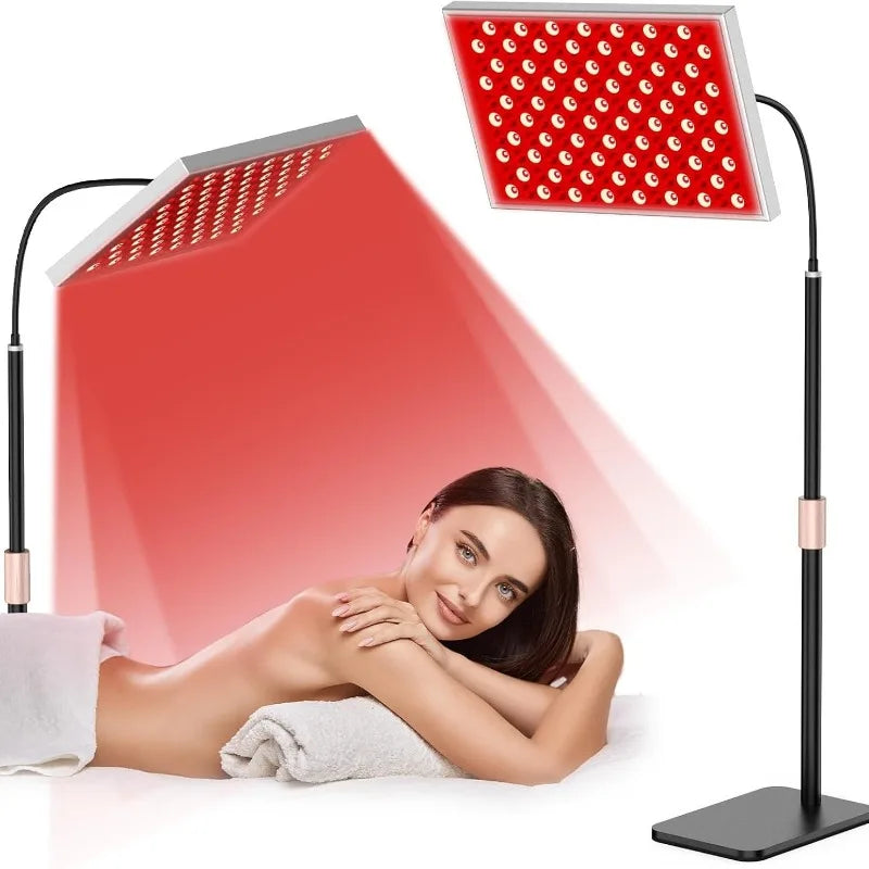 Lampe de luminothérapie LED rouge pour le visage, soin anti-âge de la peau, beauté, 225 LED, soulagement de la douleur corporelle, outils de physiothérapie