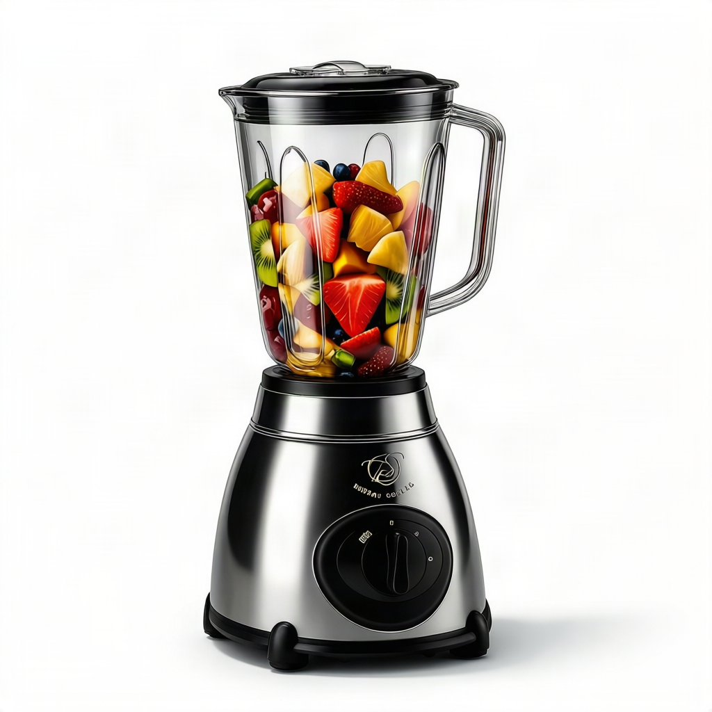 Mixeur Blender Multifonction avec Bol en Verre et Moulin, Blender Puissant pour Smoothies, Soupes et Sauces