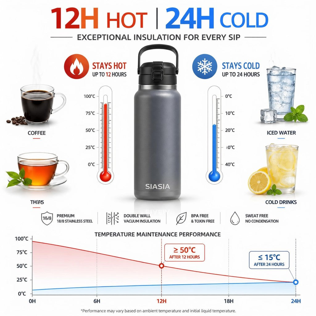 Gourde isotherme Siasia 1 Litre