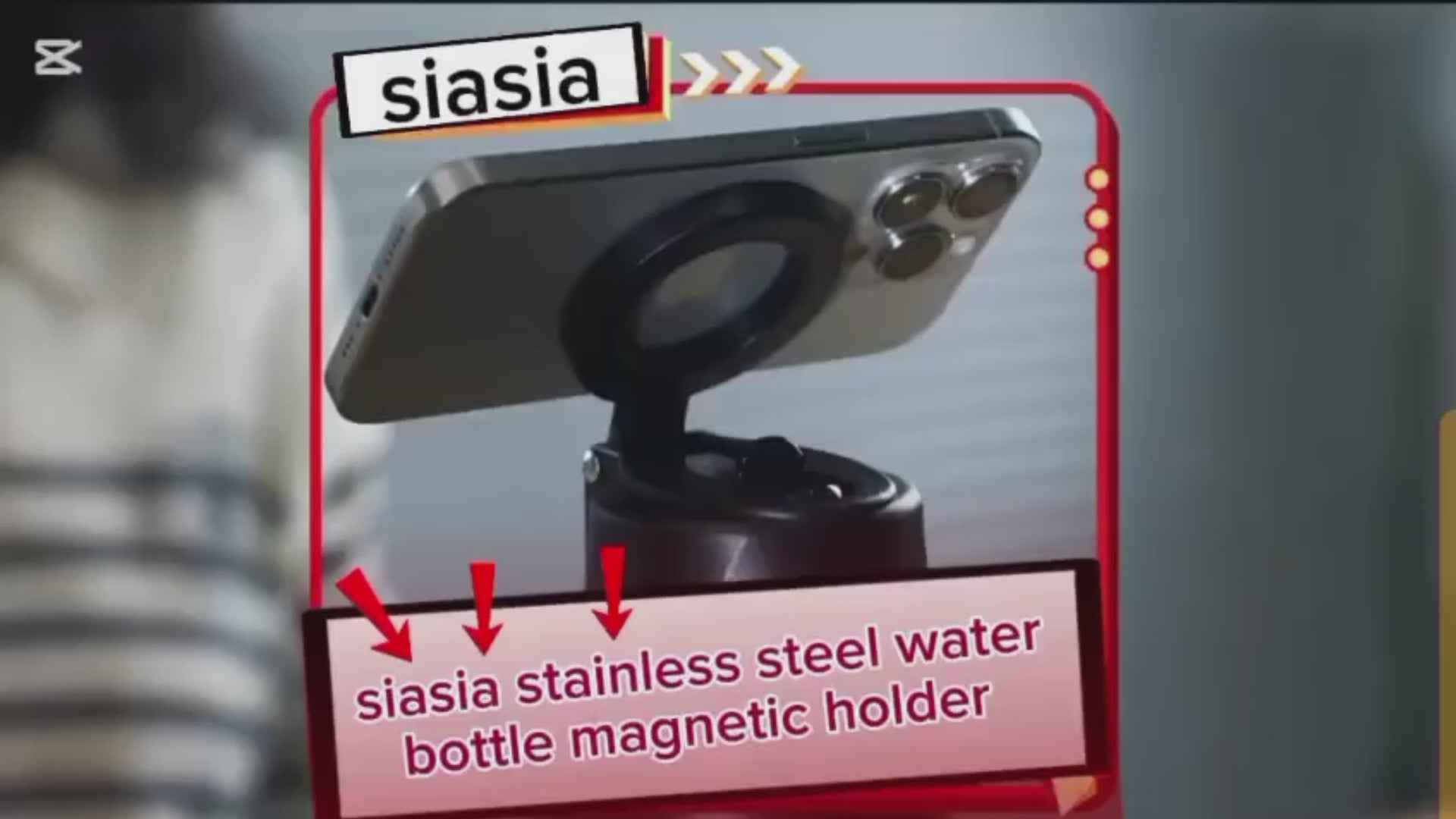 Siasia coffret Gourde Isotherme 1 Litre