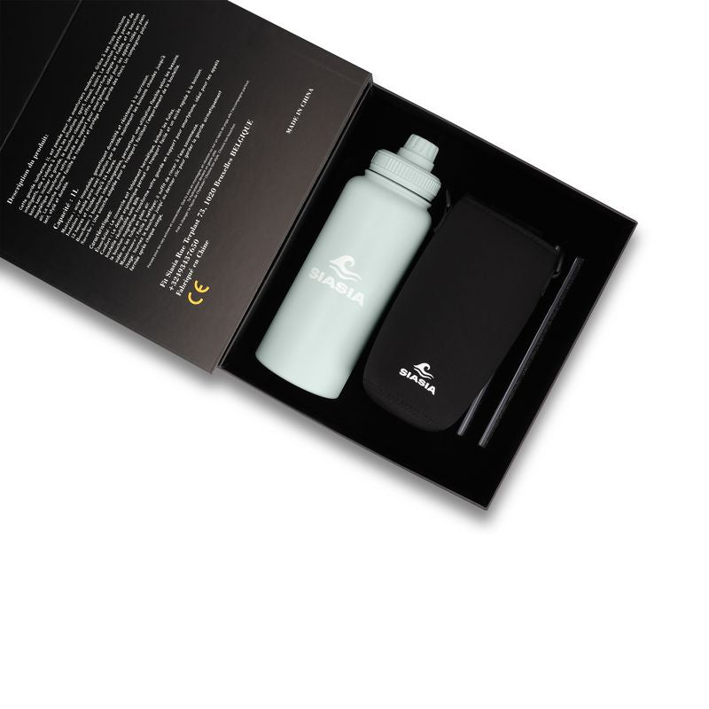 Siasia coffret Gourde Isotherme 1 Litre